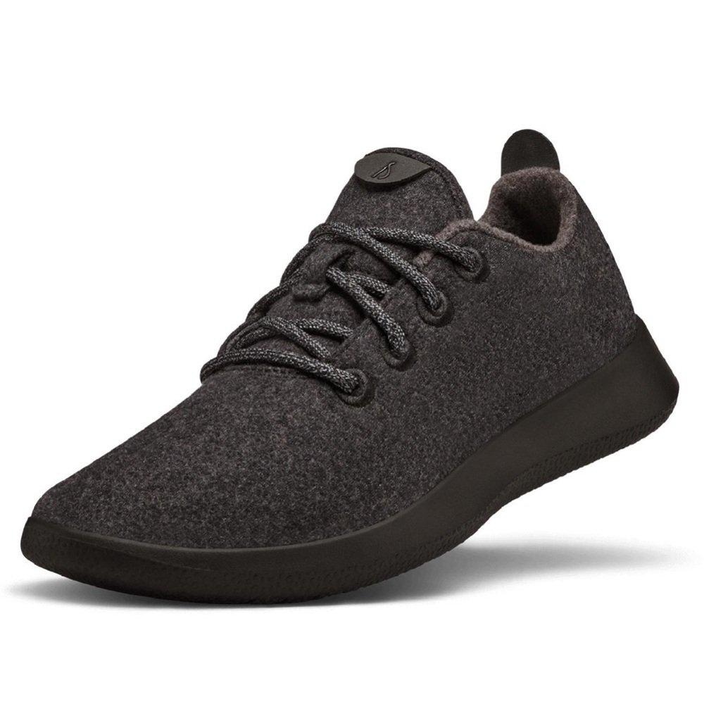 Allbirds Wool Runner Sneakers Natural Black Sz 10